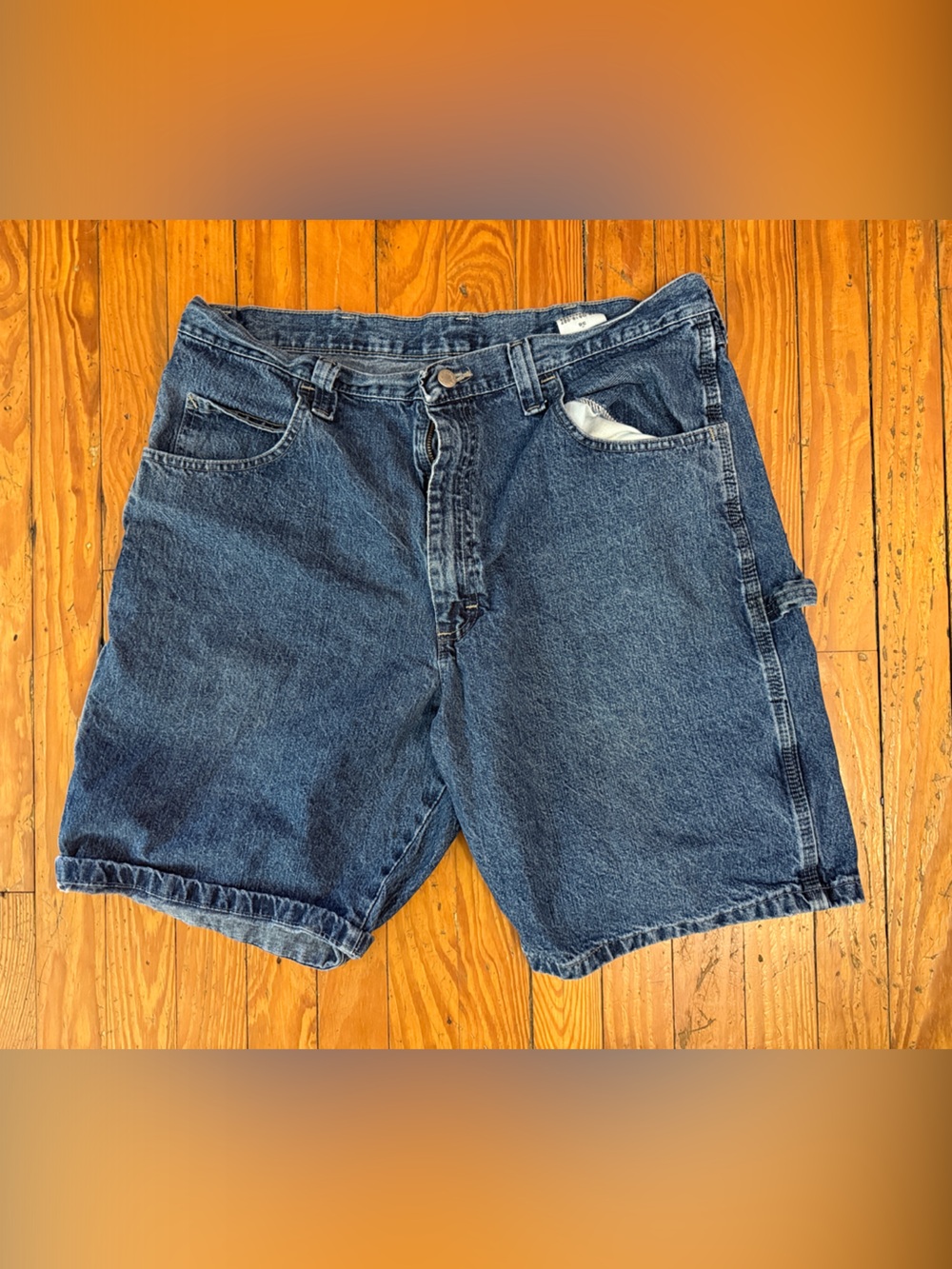Wrangler Men's Relaxed Denim Shorts — Dark Blue